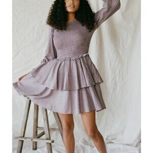 Christy Dawn Lavender Mini Dress